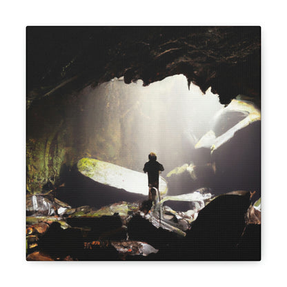 El misterio de la cueva abandonada - The Alien Canva