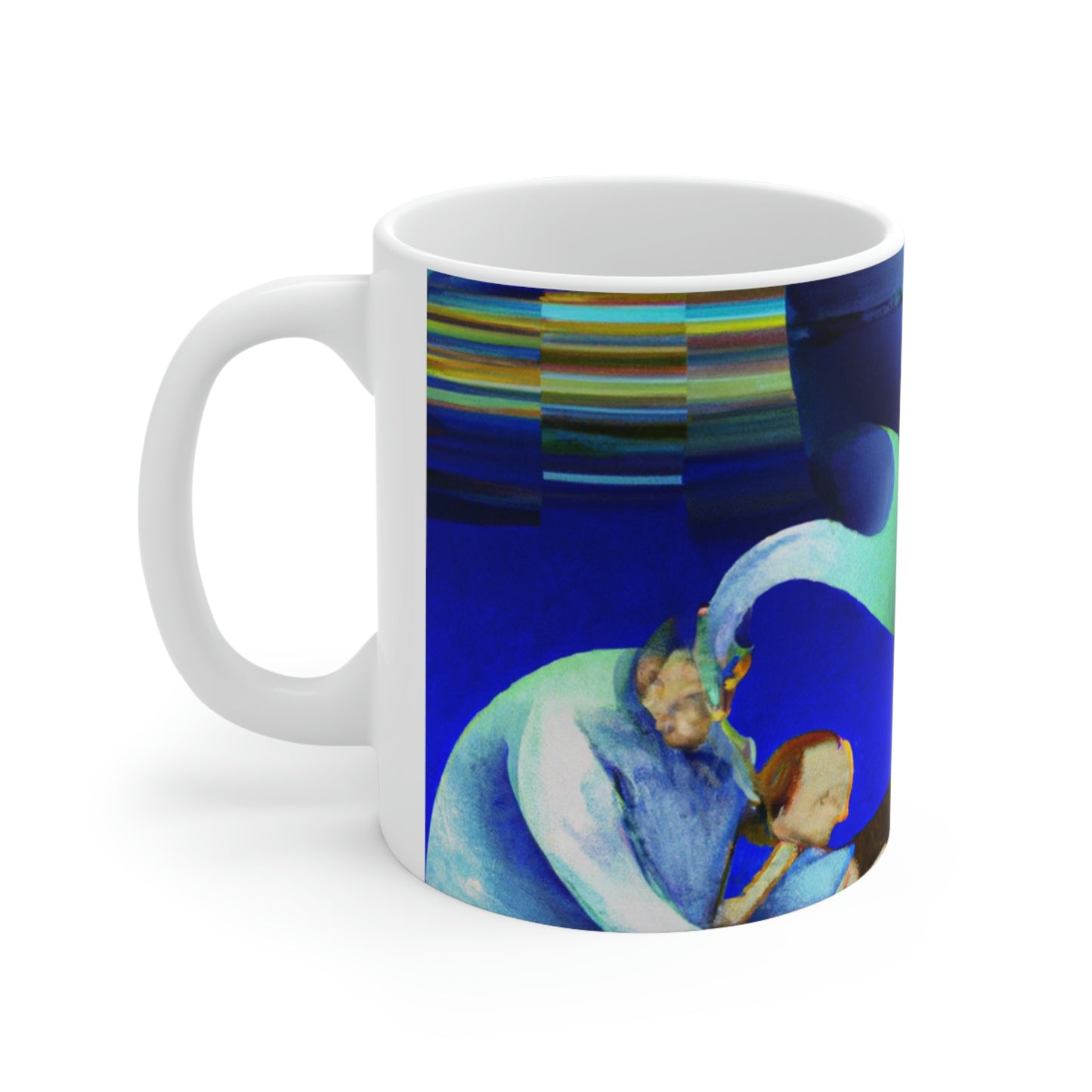 "Drifting: A Father and Son's Voyage Through Life" - The Alien Ceramic Mug 11 oz