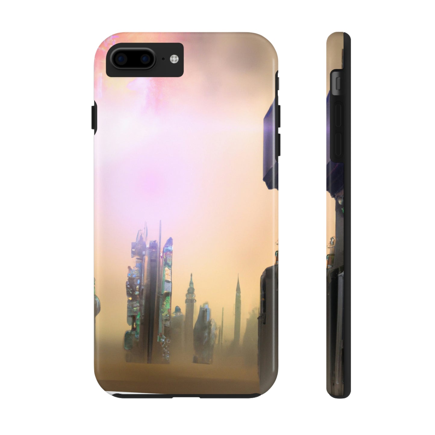 "Lost in the Cosmic Mist" - The Alien Tough Phone Cases