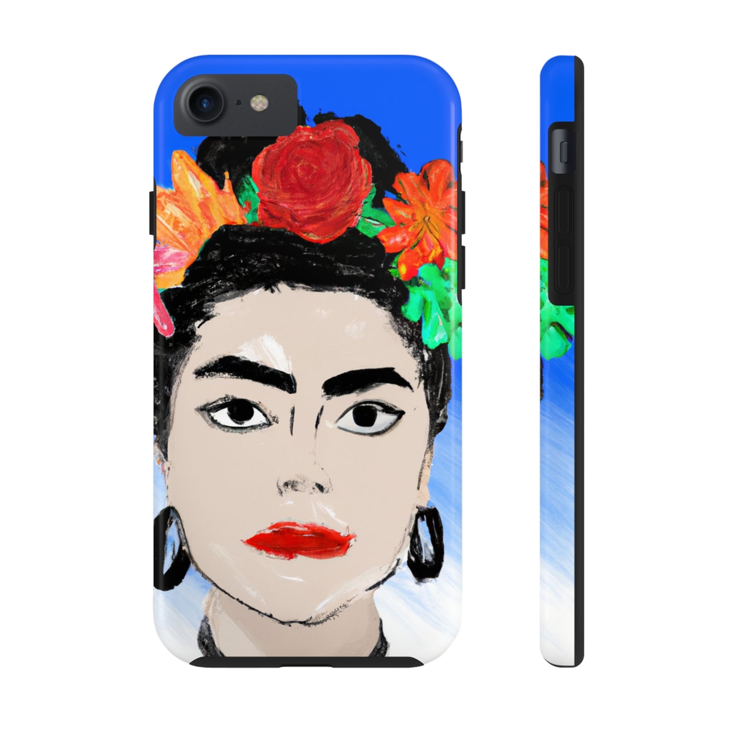 „Feurige Frida: Eine mexikanische Ikone mit farbenfroher Kultur malen“ – The Alien Tough Phone Cases