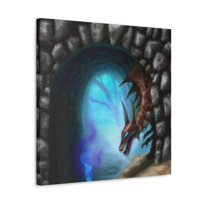 "The Dragon and the Forbidden Portal" - The Alien Canva