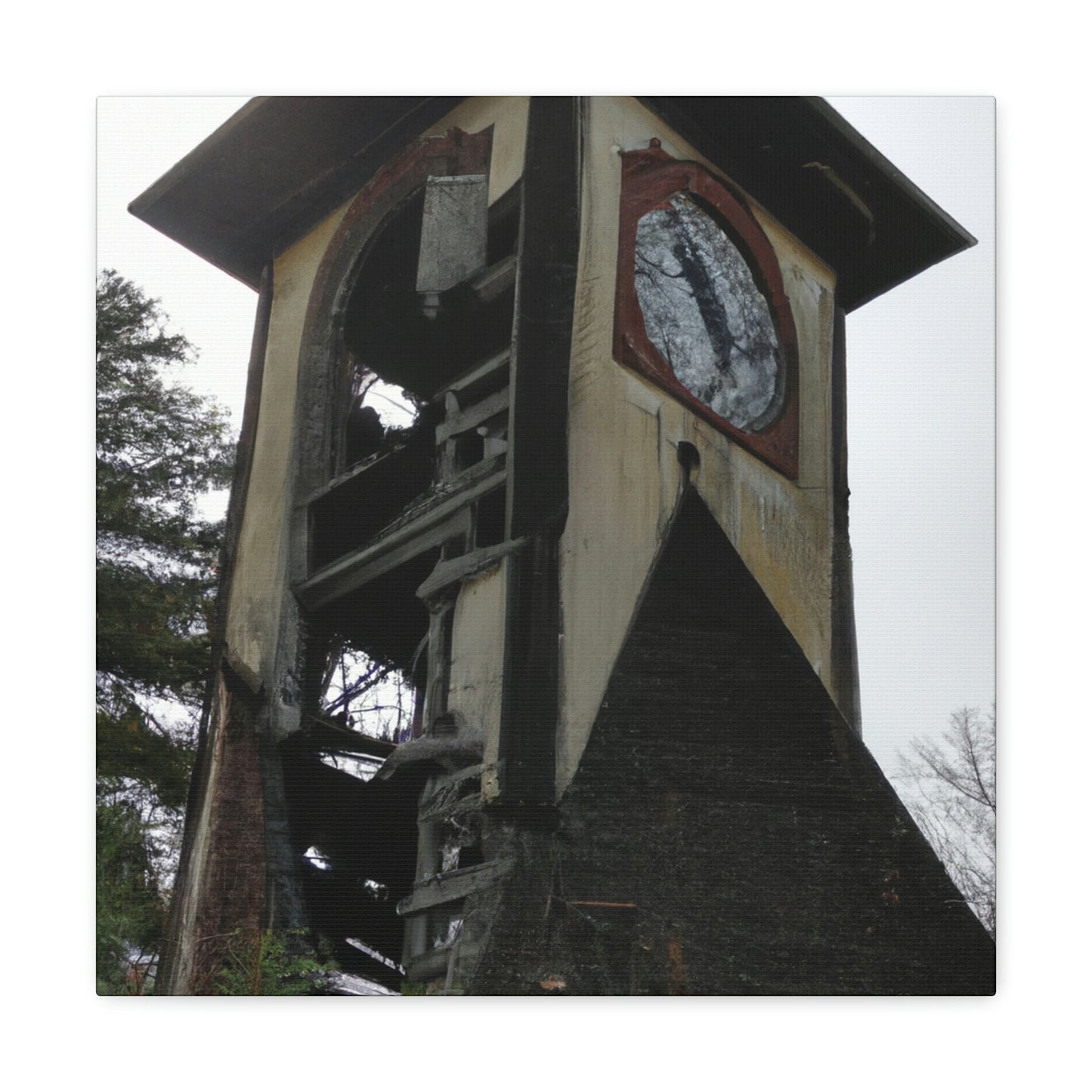 "The Forgotten Clocktower" - The Alien Canva