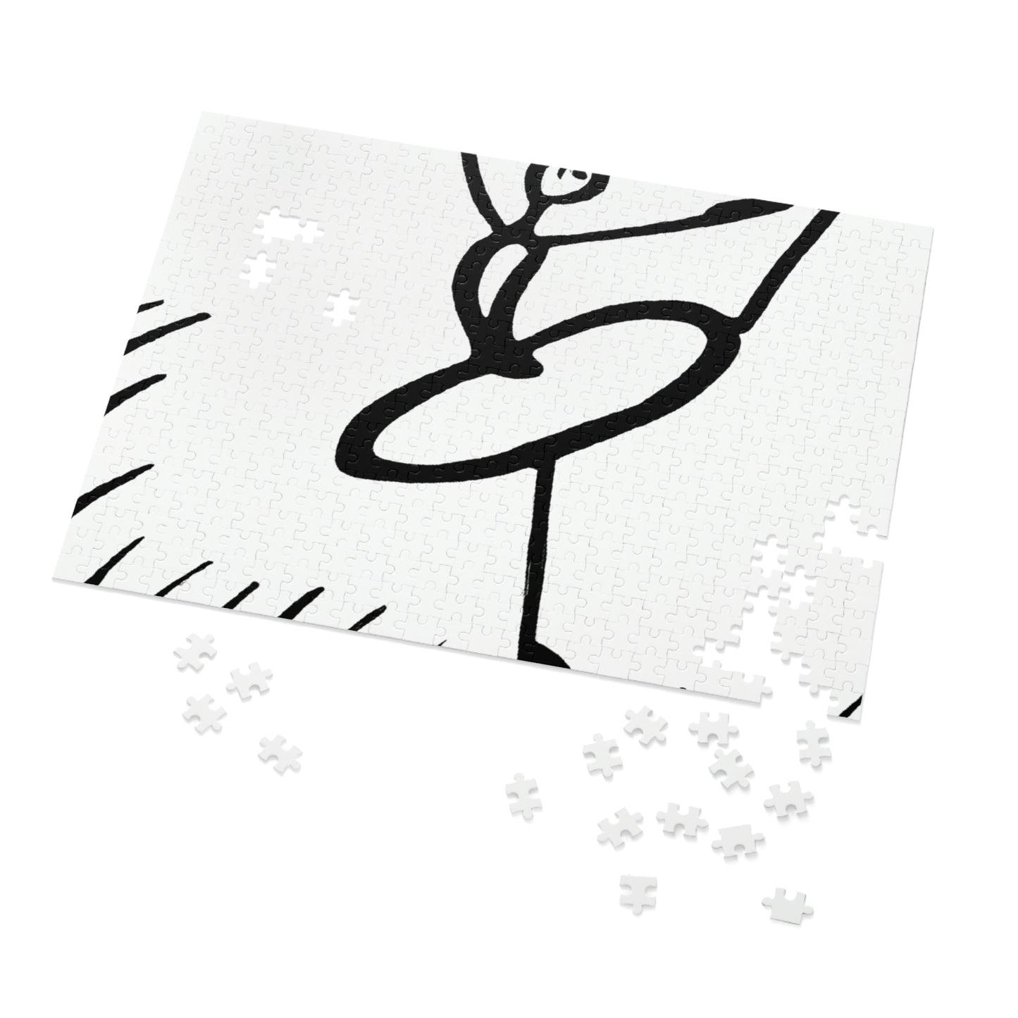 "Ballet on a Blade: A Ballerina's Spin" - The Alien Jigsaw Puzzle