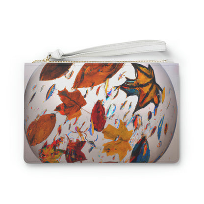 "Herbst in einer Glaskugel" - Die Alien Clutch Bag