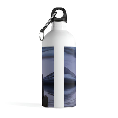 Moonlight Reflections on a Quiet Lake - The Alien Stainless Steel Water Bottle