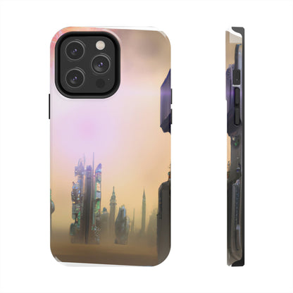 "Lost in the Cosmic Mist" - The Alien Tough Phone Cases