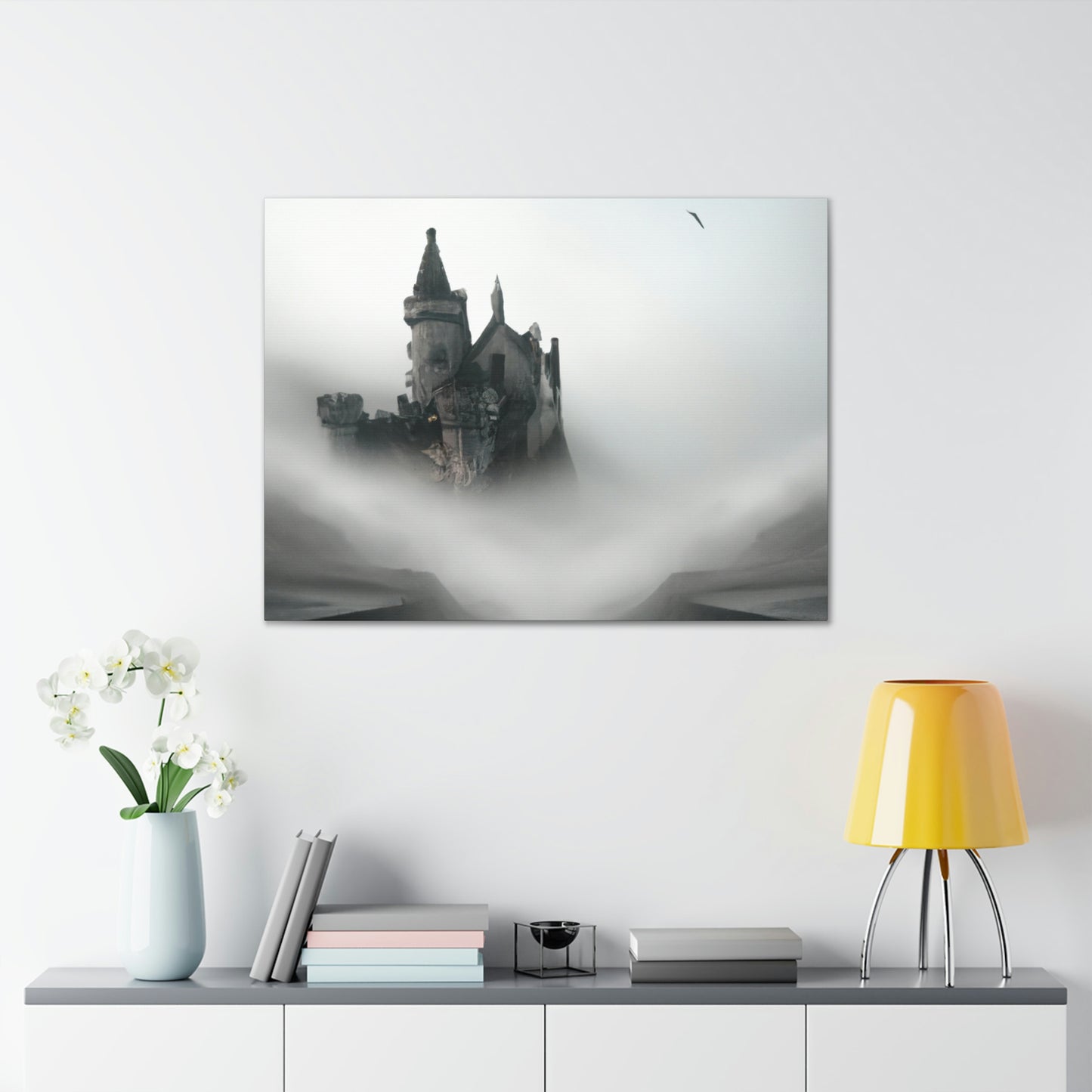 "Ciudadela fantasmal de la niebla" - The Alien Canva