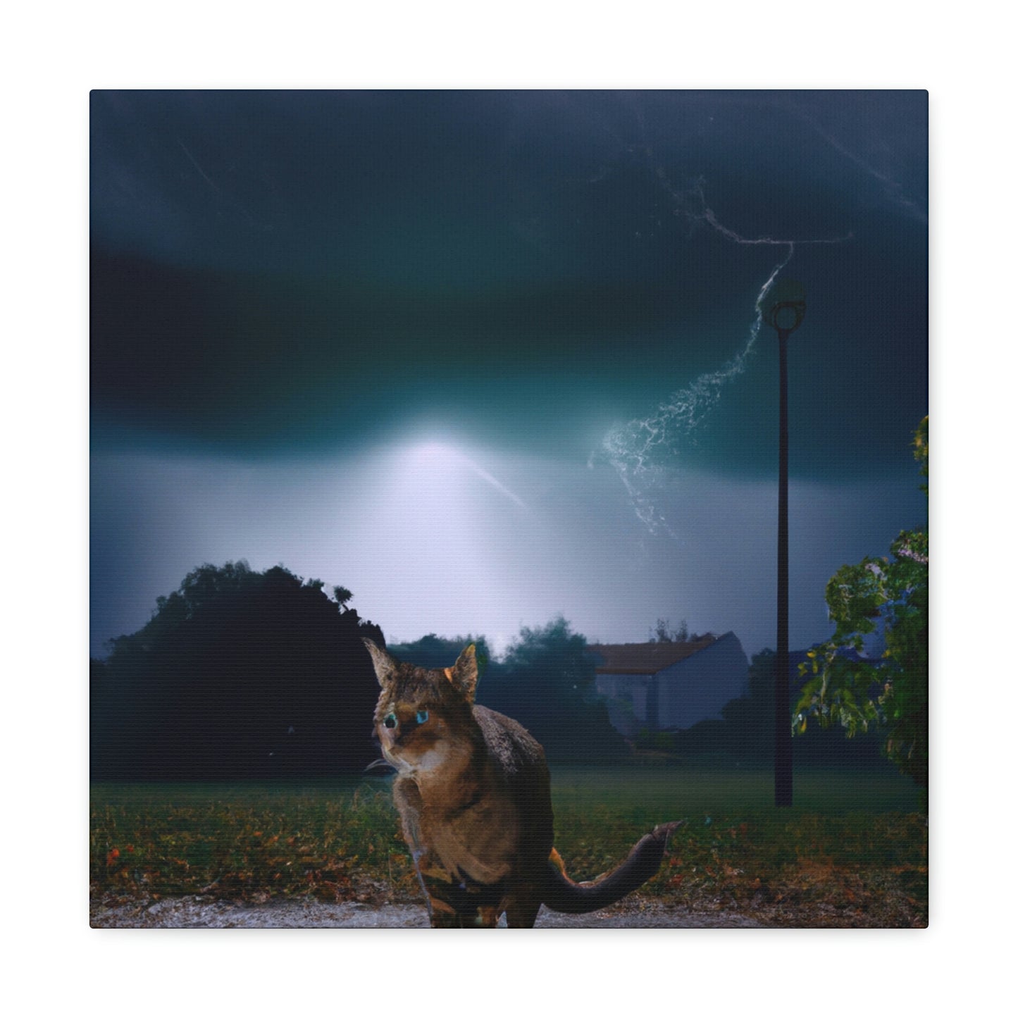 "Lost in the Storm: The Search for a Missing Cat" - The Alien Canva