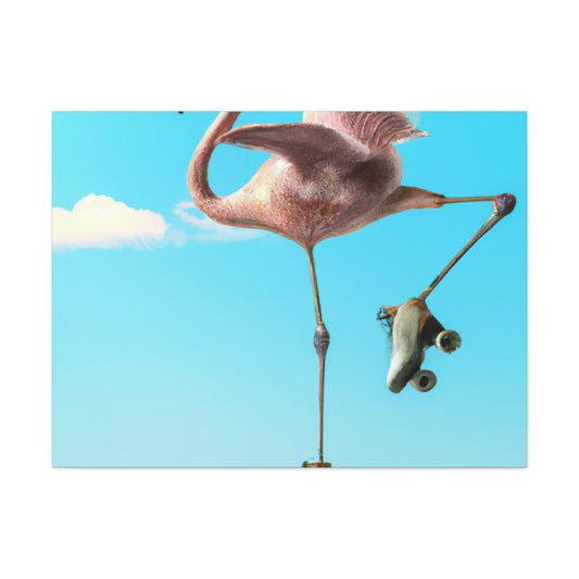 "Flamingo Skates!" - The Alien Canva