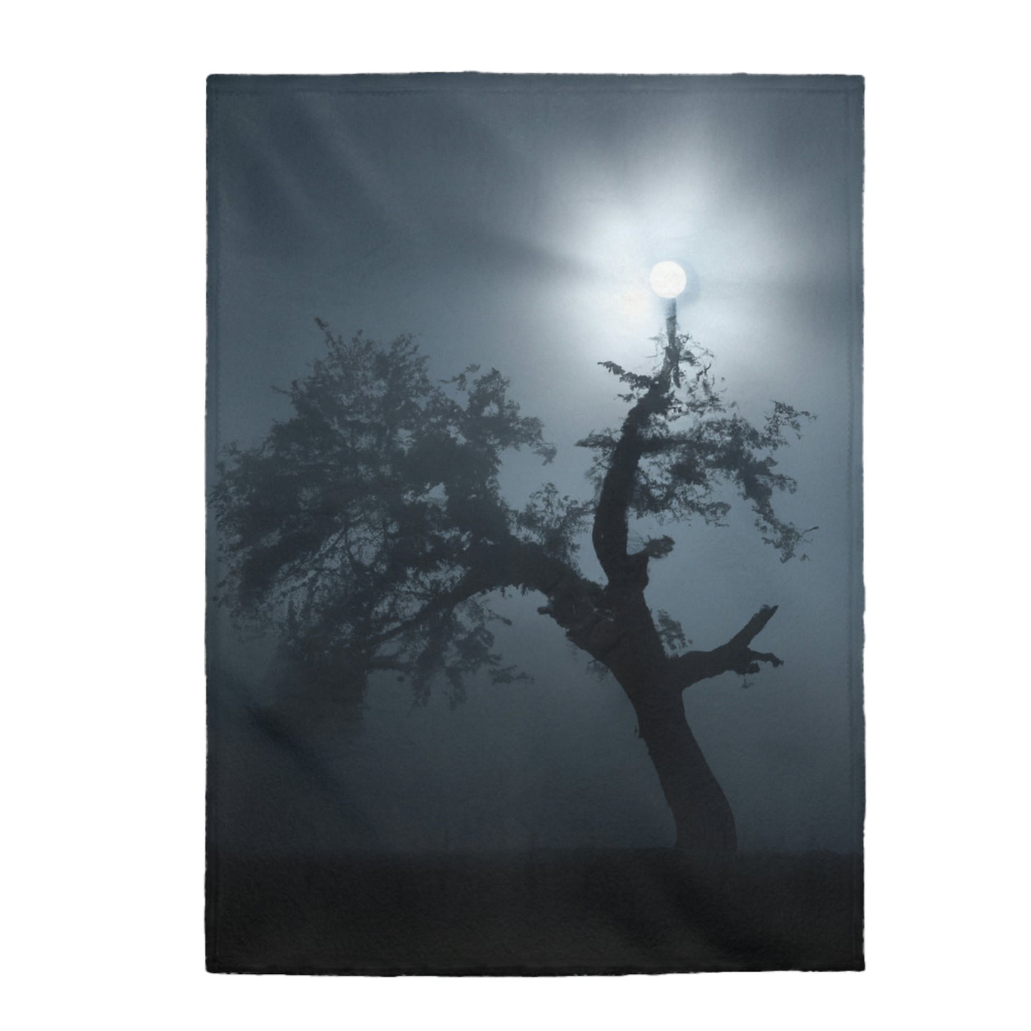 "A Shining Sentinel in the Mist” - The Alien Velveteen Plush Blanket #nft