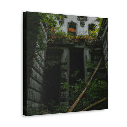 "Discovery in the Dark Woods: Exploring a Forgotten Castle" - The Alien Canva