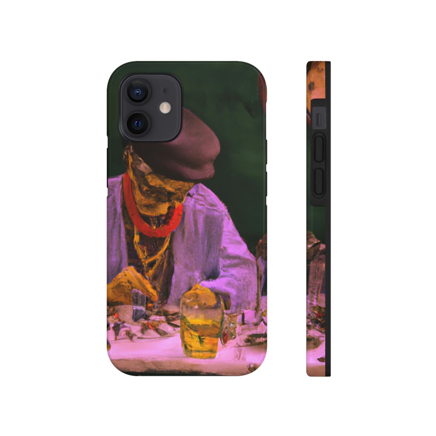 "Ein Meister des Ausbesserns: Ein älterer Uhrmacher, der eine antike Uhr restauriert" - The Alien Tough Phone Cases