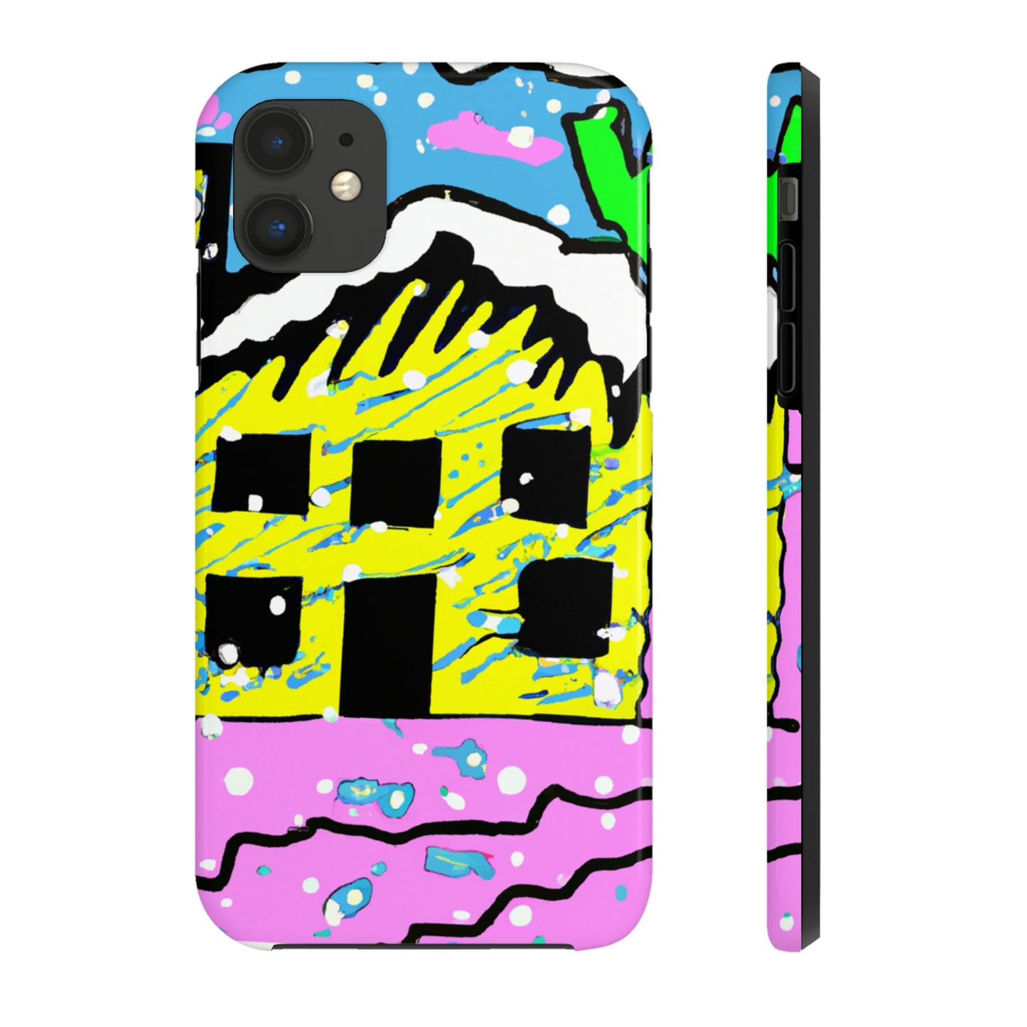 "Desolate Winter Dwelling" - Die Alien Tough Phone Cases