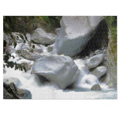 "Canyon Chaos: The Rockslide Race" - The Alien Jigsaw Puzzle