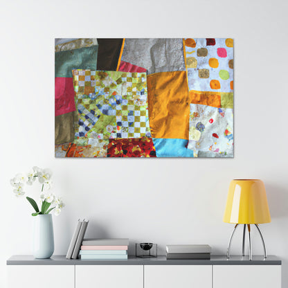 "Stitching Together a Scrap Quilt" - The Alien Canva