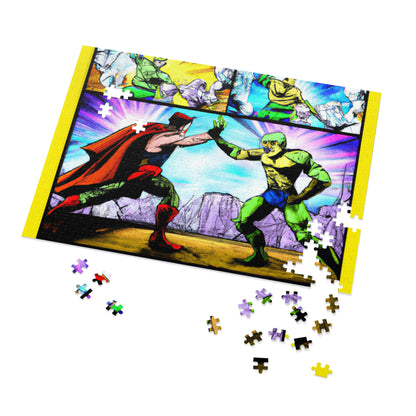 Superhero Showdown! - The Alien Jigsaw Puzzle