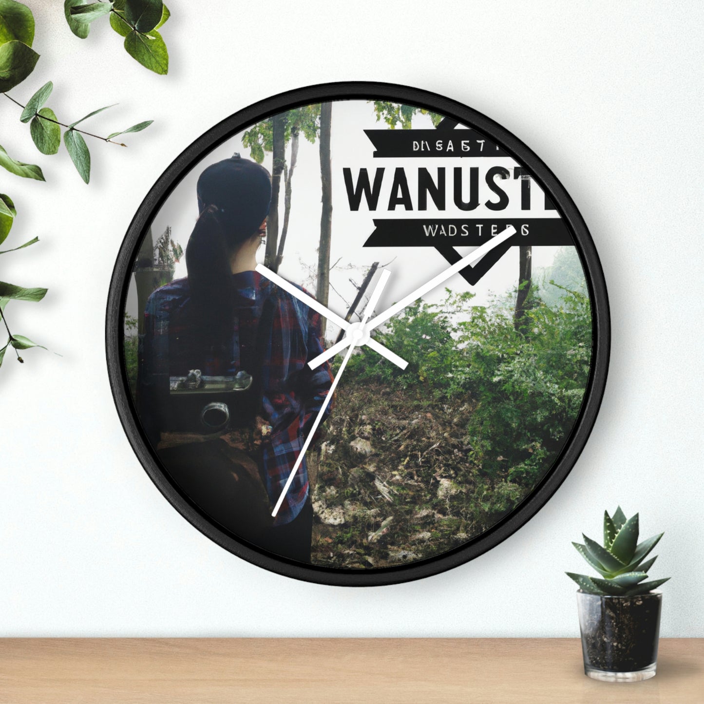 "Lost in Time: Exploring Forgotten Memories Through Wanderlust" - The Alien Wall Clock