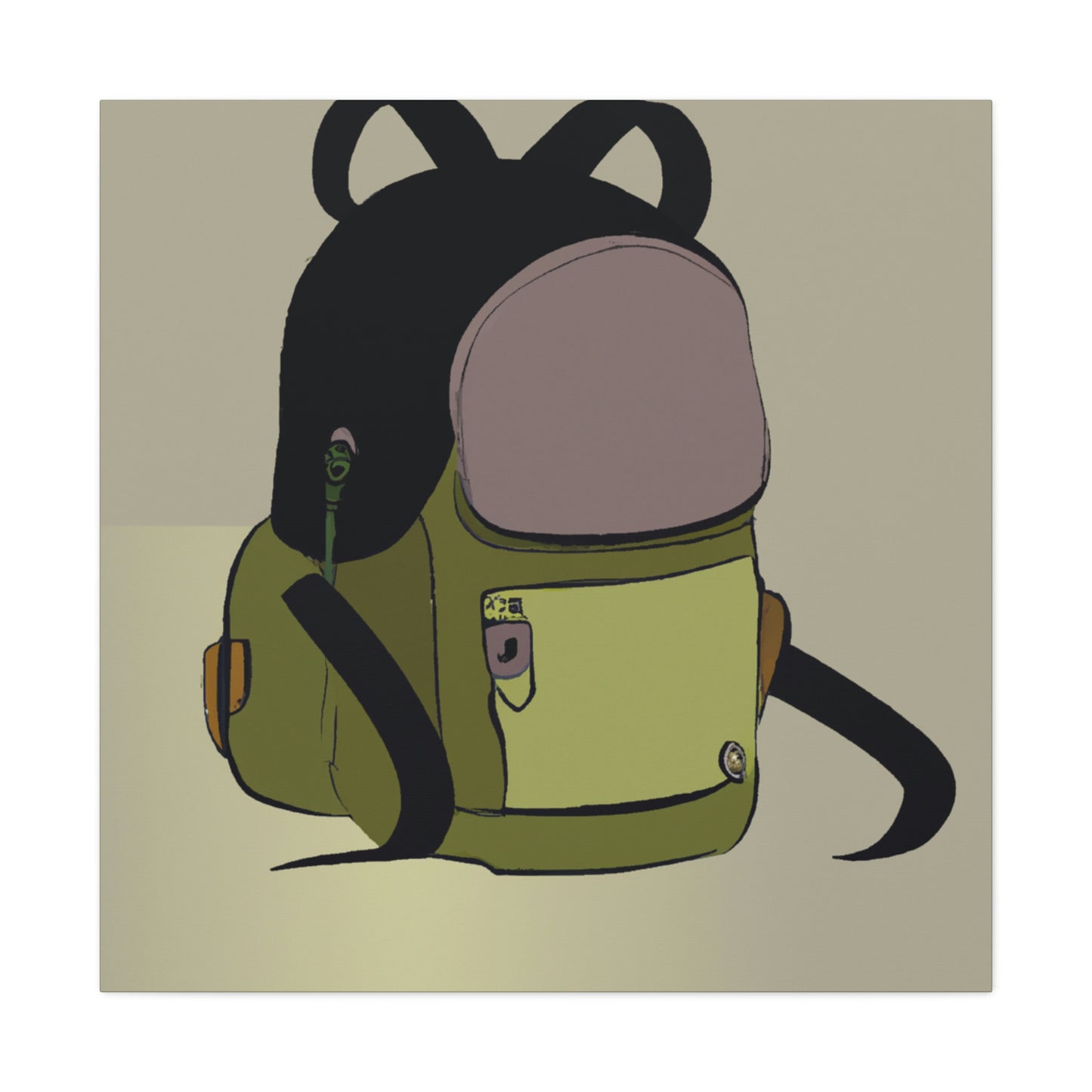 "Backpack with a Personality" - The Alien Canva