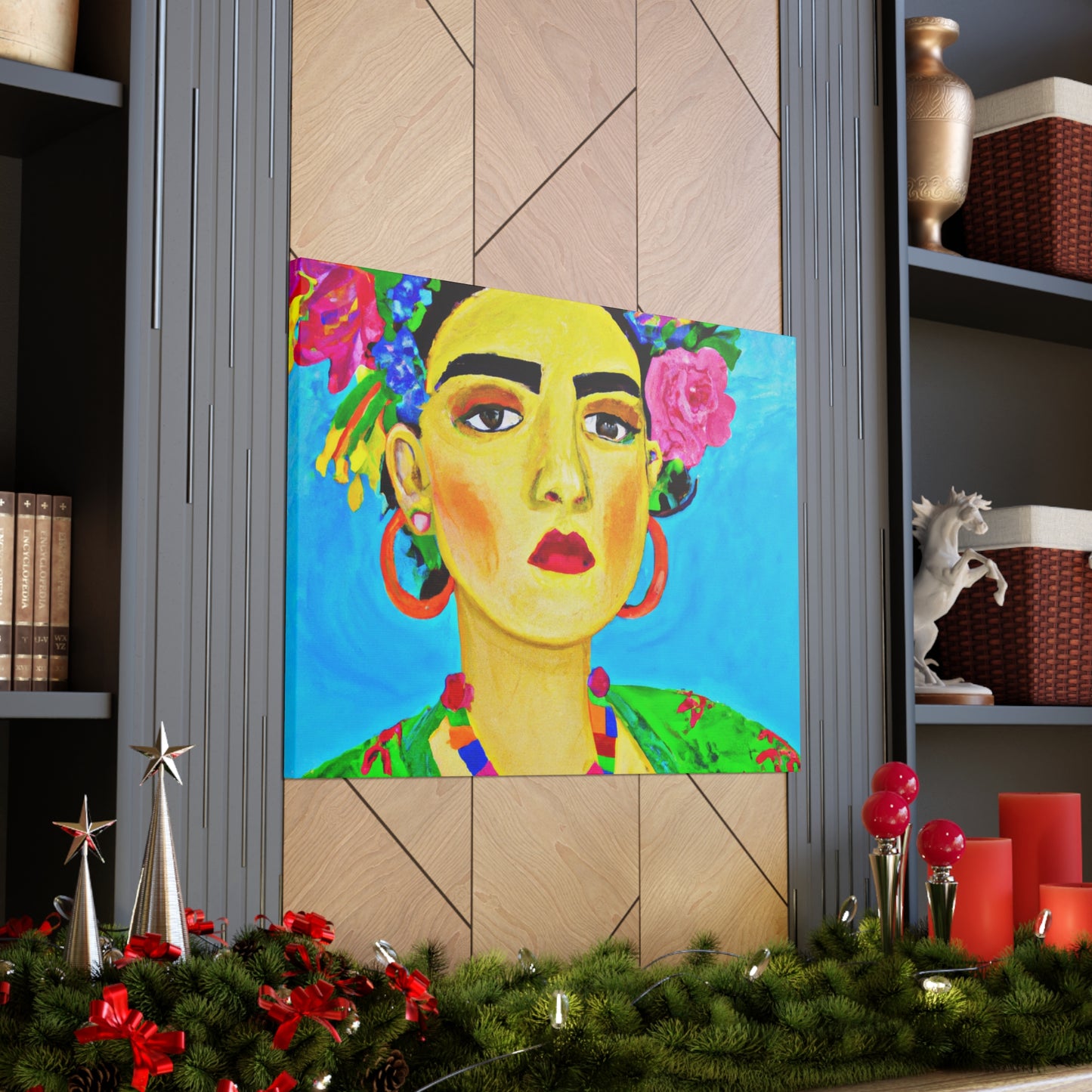 „Heftig und frei: Eine von Frida Kahlo inspirierte Hommage an mexikanische Frauen“ – The Alien Canva