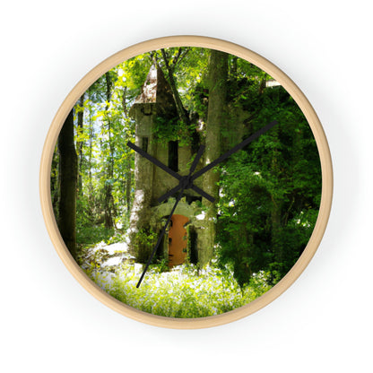 "Grandpa's Enchanted Hideaway" - The Alien Wall Clock