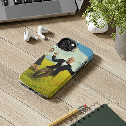 "A Kite Day in the Meadow" - The Alien Tough Phone Cases