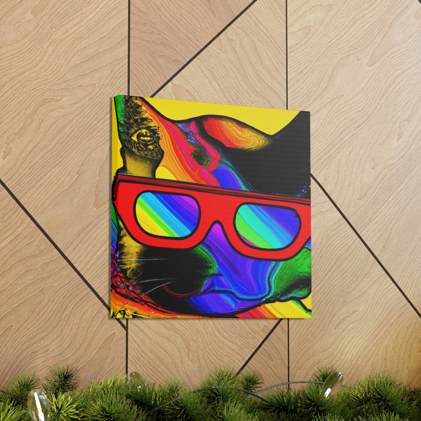 "Gato genial con gafas de sol" - The Alien Canva