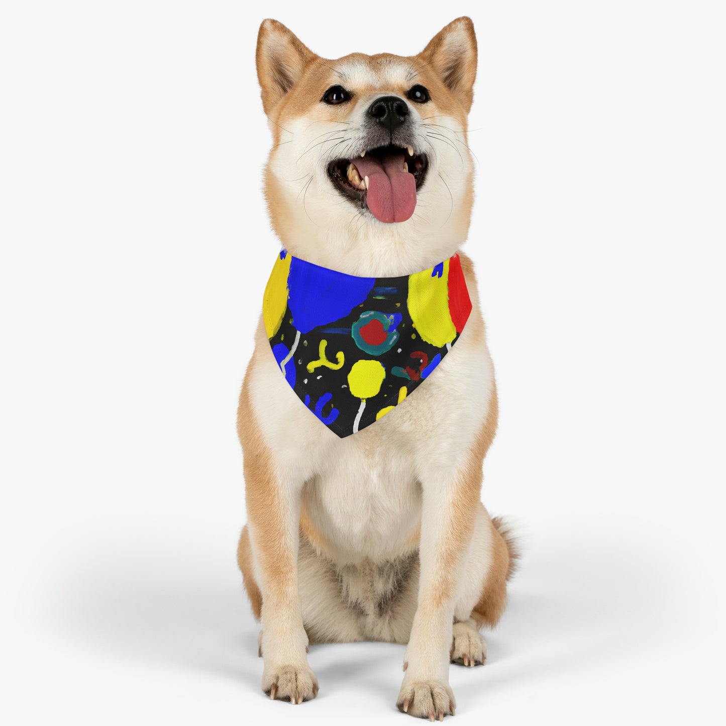 "A Starry Night Rainbow" - Das Alien Pet Bandana Halsband