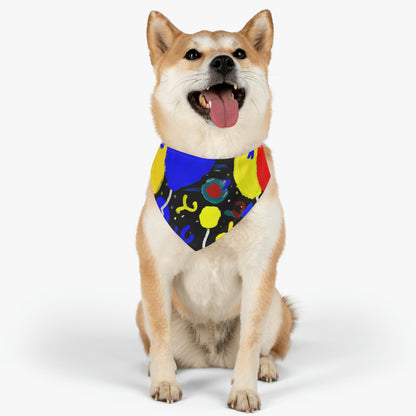 "A Starry Night Rainbow" - The Alien Pet Bandana Collar