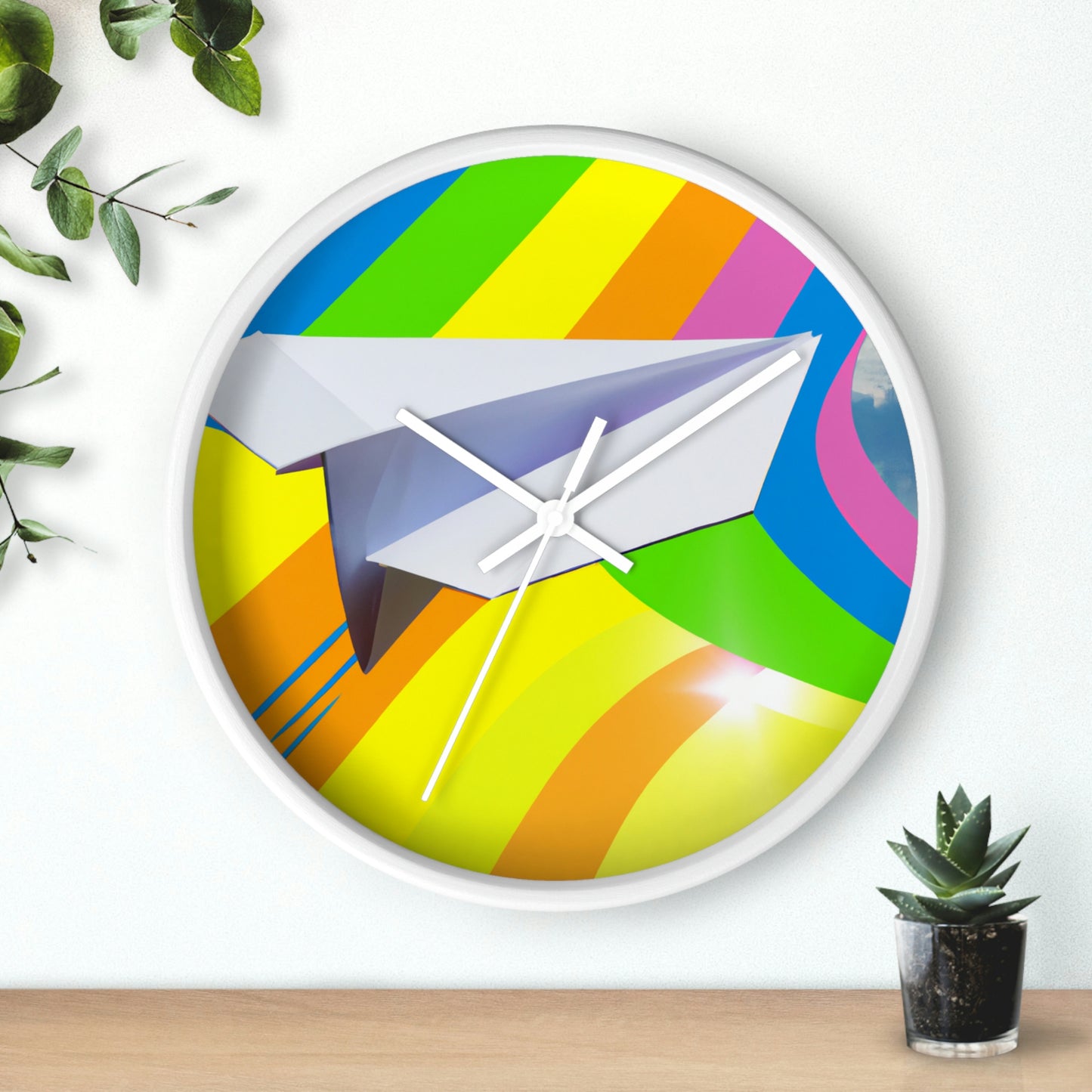 "A Flight of Color" - The Alien Wall Clock