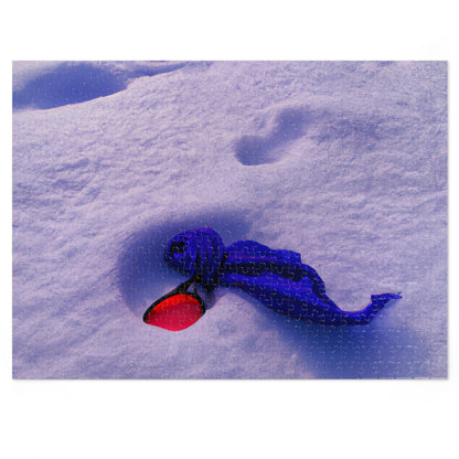 "Buried in the Snow: A Vivid Memory" - The Alien Jigsaw Puzzle