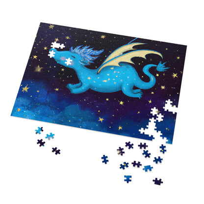 "Drifting Among the Stars: The Story of a Baby Dragon" - The Alien Jigsaw Puzzle