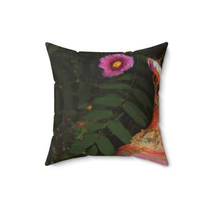 "A Garden in Ruins" - The Alien Square Pillow