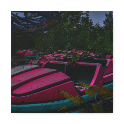 "Abandoned Thrills: Lost in a Forgotten Theme Park" - The Alien Canva