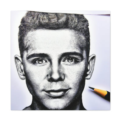 "Playing with Monochrome: Create a Celebrity Portrait with Pens" - The Alien Canva