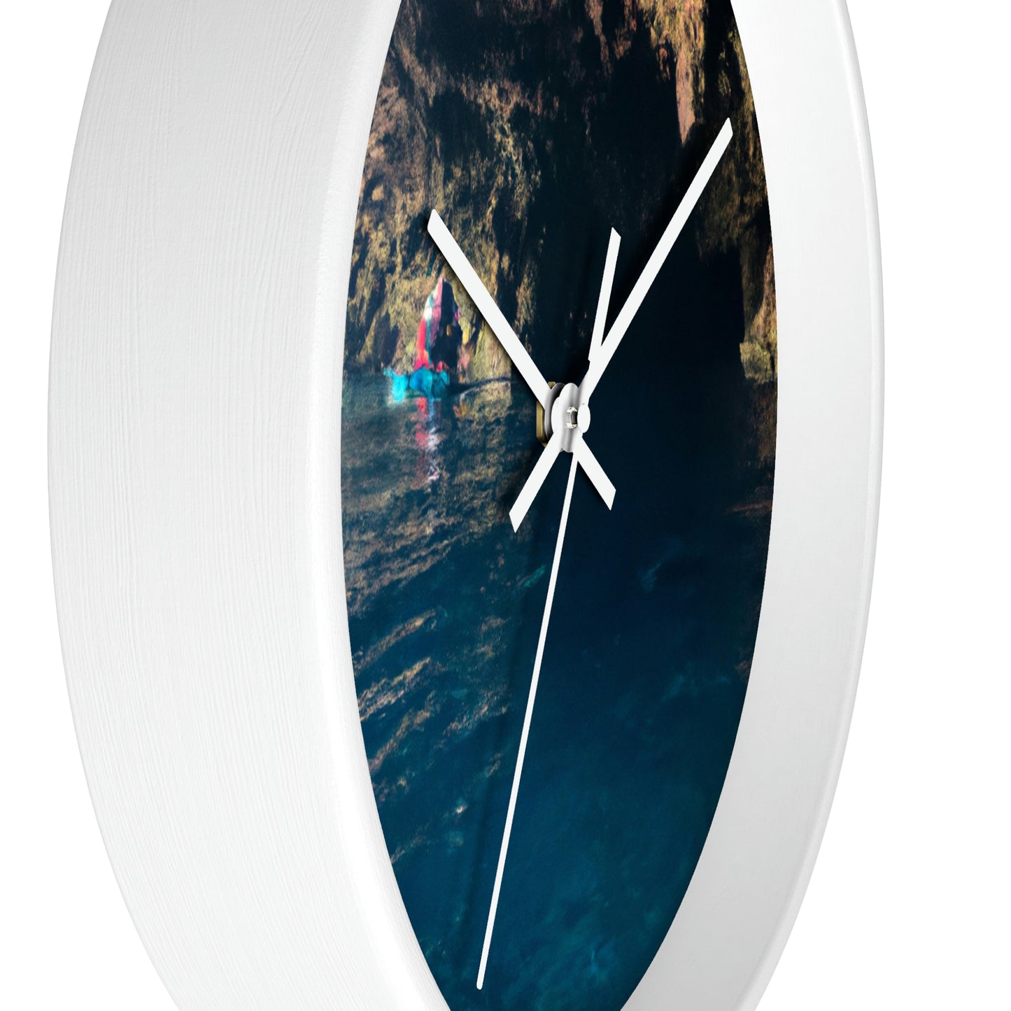 The Diving Depths of the Oceanic Cave - The Alien Wall Clock