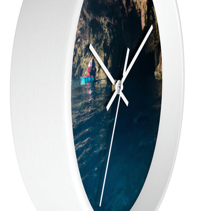 The Diving Depths of the Oceanic Cave - The Alien Wall Clock