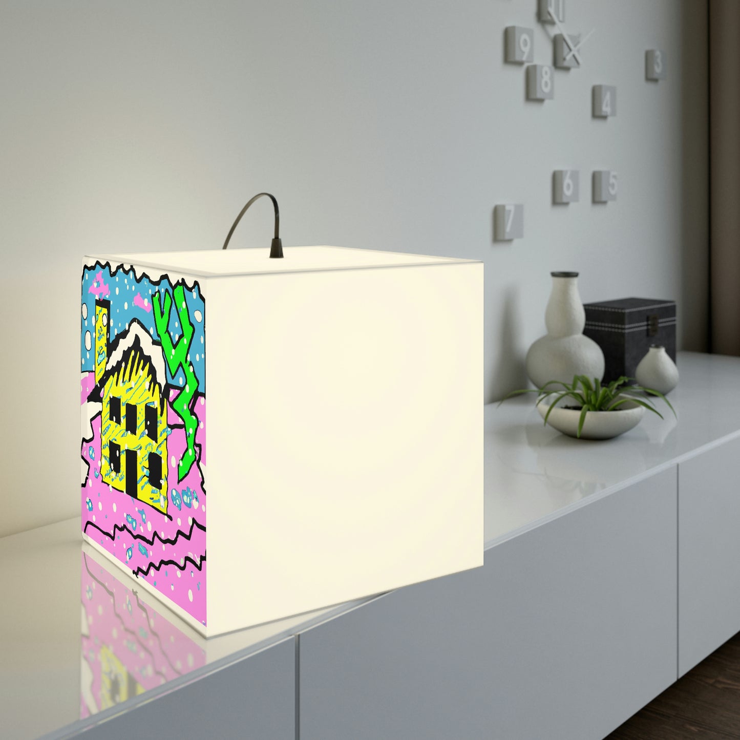 "Desolate Winter Dwelling" - The Alien Light Cube Lamp