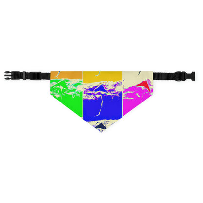 "Kites Aflatter in the Vibrant Sky" - Das Alien Pet Bandana Halsband