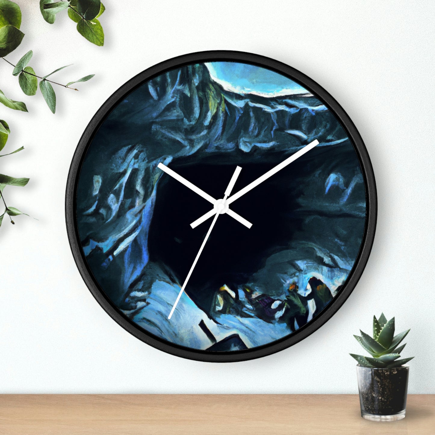 "Escape from the Icy Depths" - The Alien Wall Clock