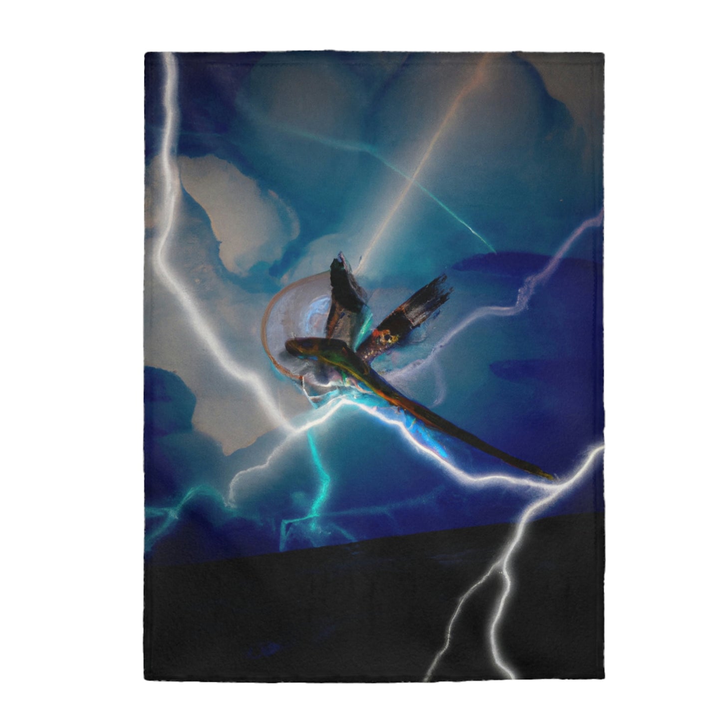 "Draco in the Tempest" - The Alien Velveteen Plush Blanket