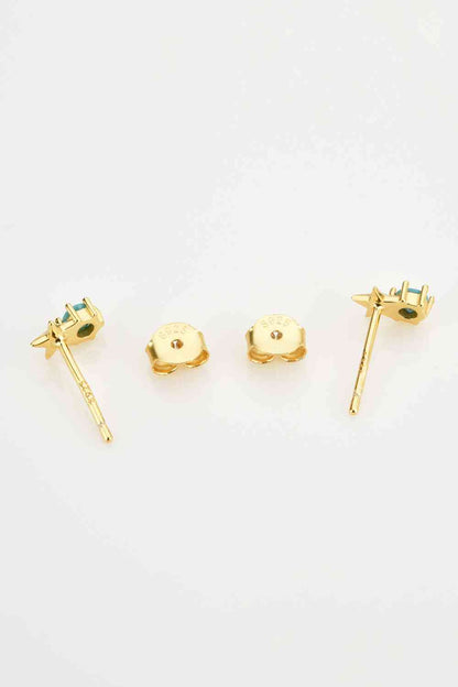 Zircon Star Stud Earrings