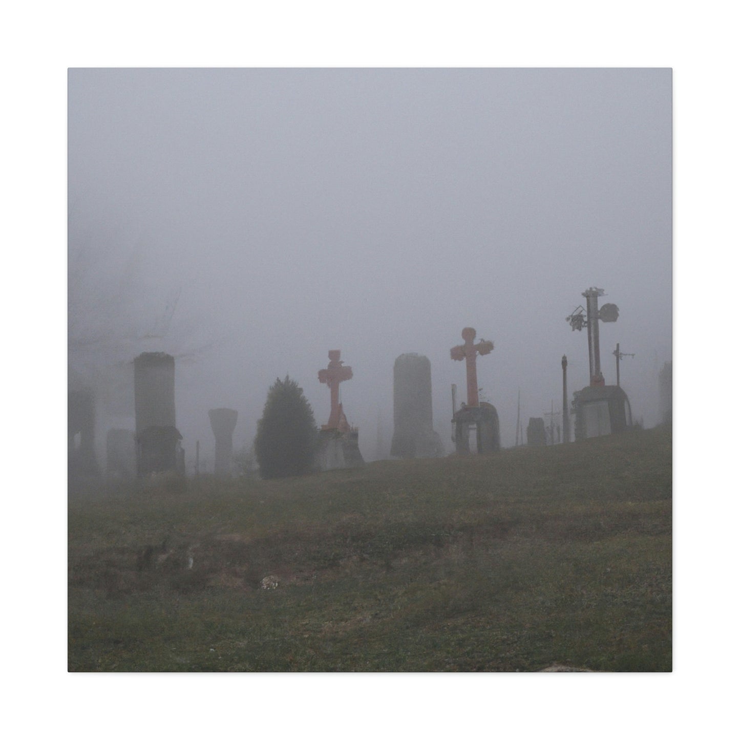 "The Foggy Graveyard" - The Alien Canva