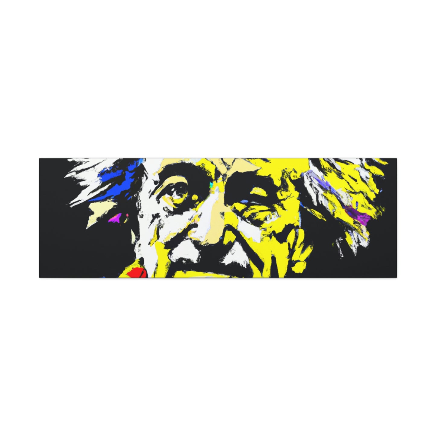 "Albert Einstein: A Pop Art Portrait" - The Alien Canva