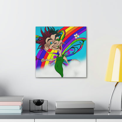 Rainbow Mischief Fairy - The Alien Canva