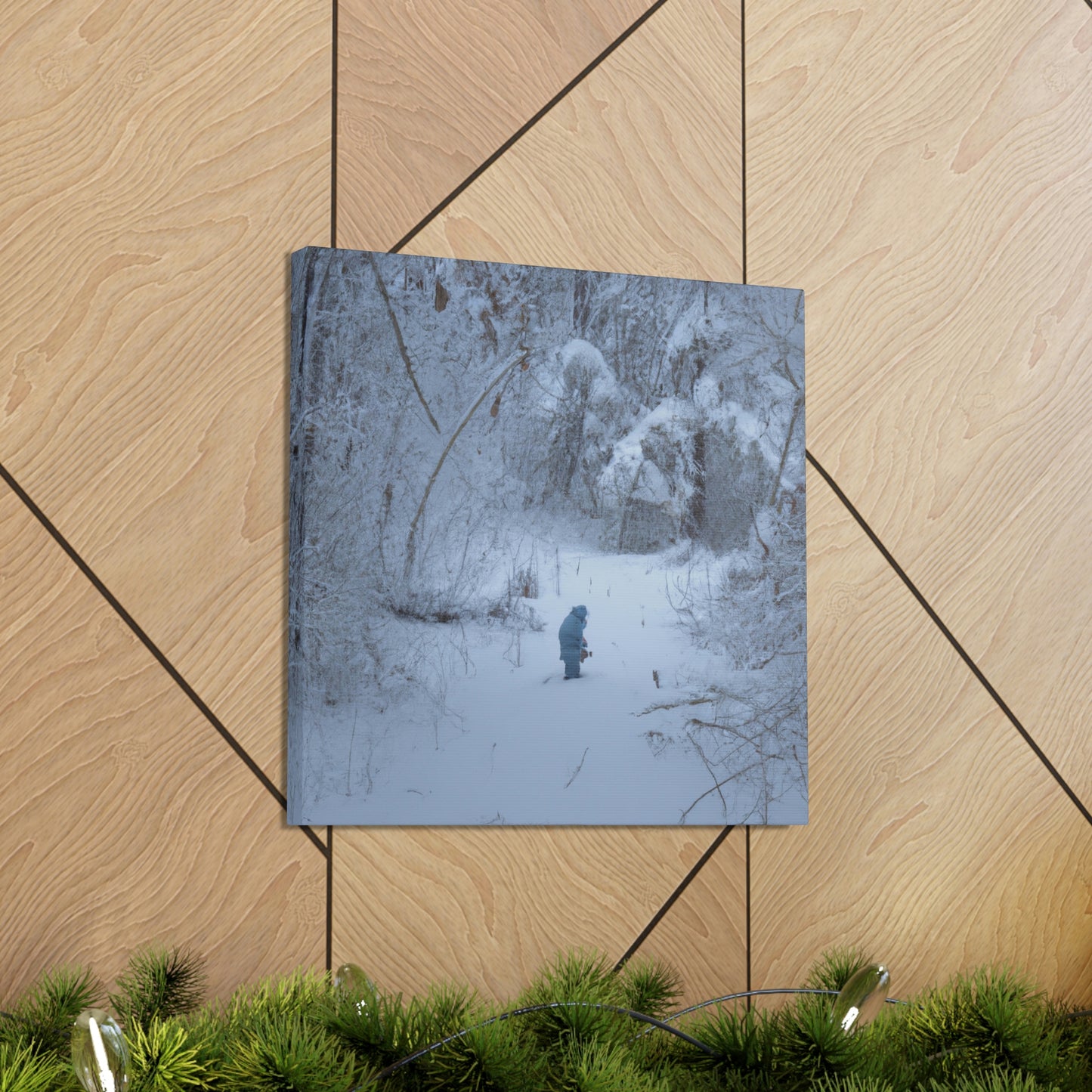 A Child in the Snow. - The Alien Canva