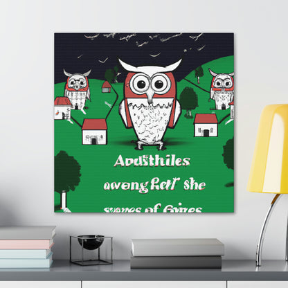 "The Great Owl Rebellion" - Die Alien-Canva