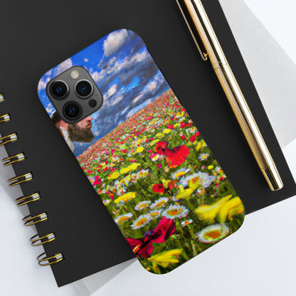 "Eine glückselige Tour durch Blumenpracht" - Die Alien Tough Phone Cases