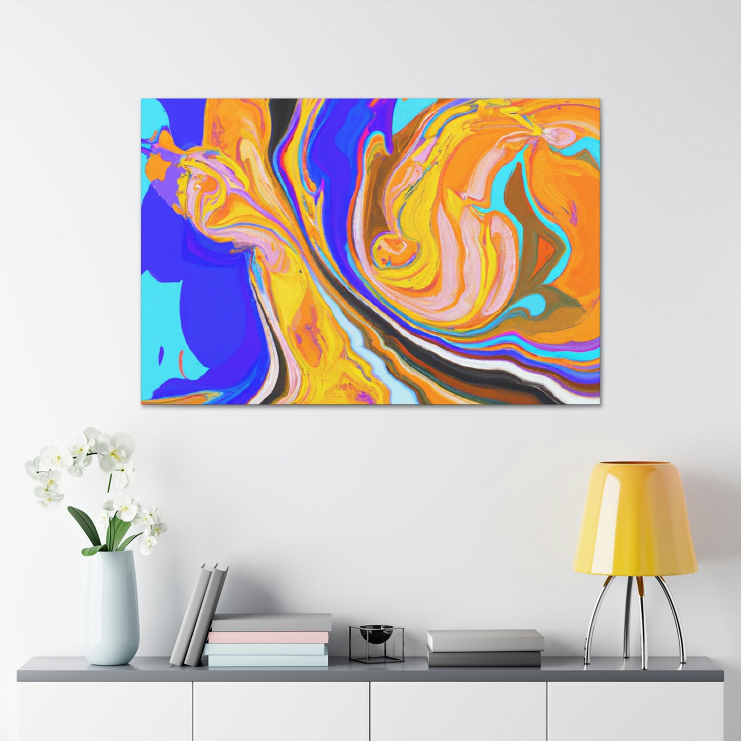 "Earth's Reflection: An Abstract Representation of Nature's Beauty" - The Alien Canva.