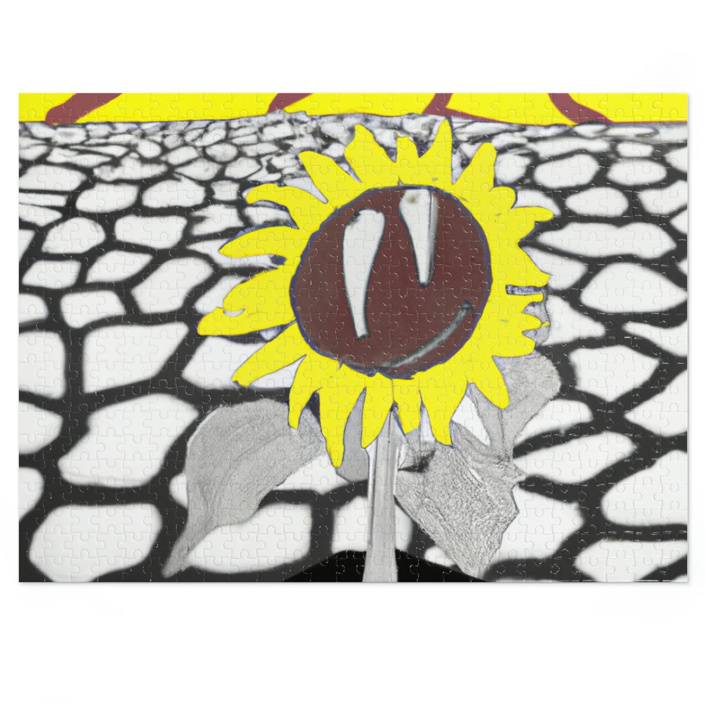 "A Sunflower Withering on a Parched Field" - The Alien Jigsaw Puzzle