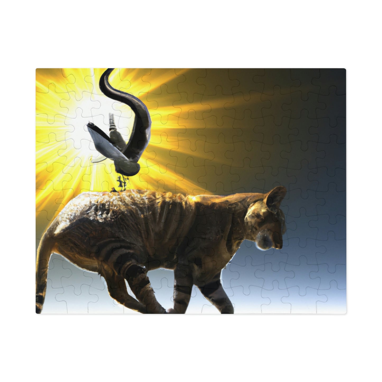 "A Purrfect Sunbeam Moment" - The Alien Jigsaw Puzzle